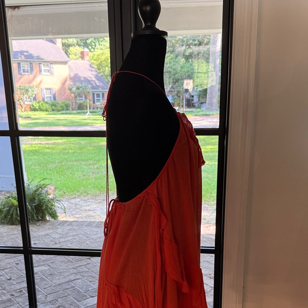 Free People Coral Backless Dress - Picture 5 of 7